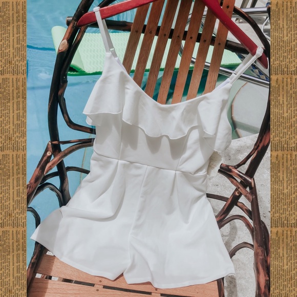 Altar'd State Pants - nwt! altar’d state white romper